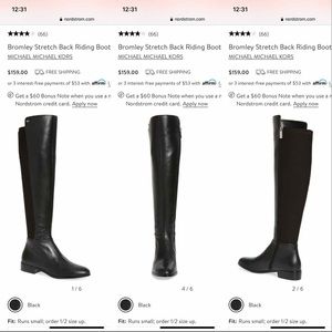 Michael Kors Bromley flat boots